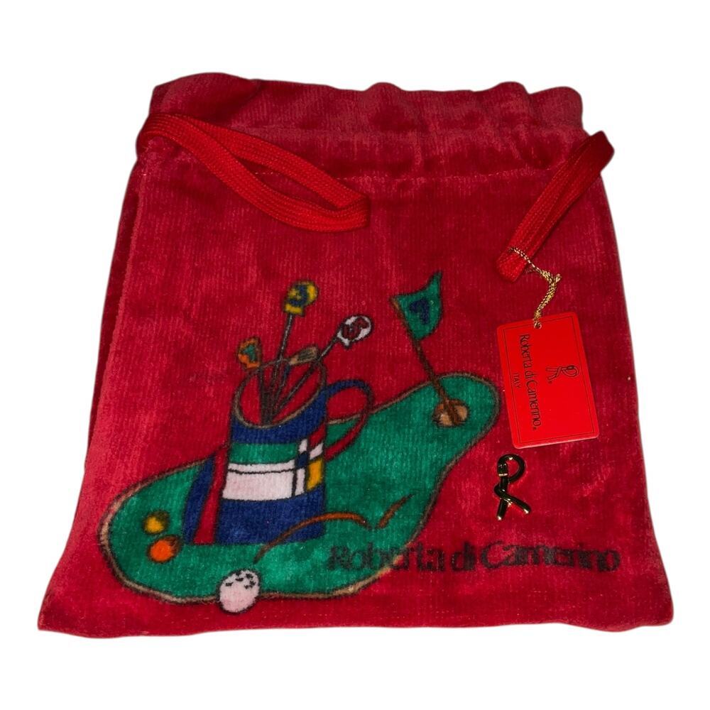 Roberta Di Camerino Velvet Pouch Bag NWT - Picture 4 of 12